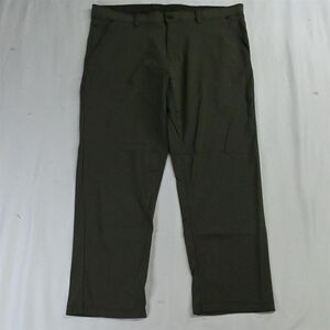 Weatherproof 36 x 28 Green Flex 5 Pocket Straight Fit Mens Dress Pants‎
